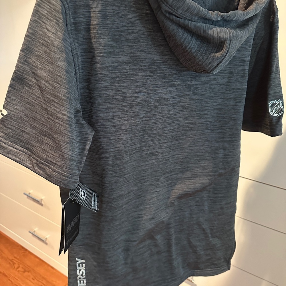Fanatics Charcoal Hooded Jersey T-Shirt